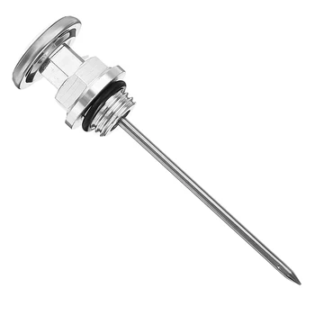 

Motorcycle Oil Dipstick with Thermometer Moto Modification Long-needle Oil Ruler for Motorbike Accessories
