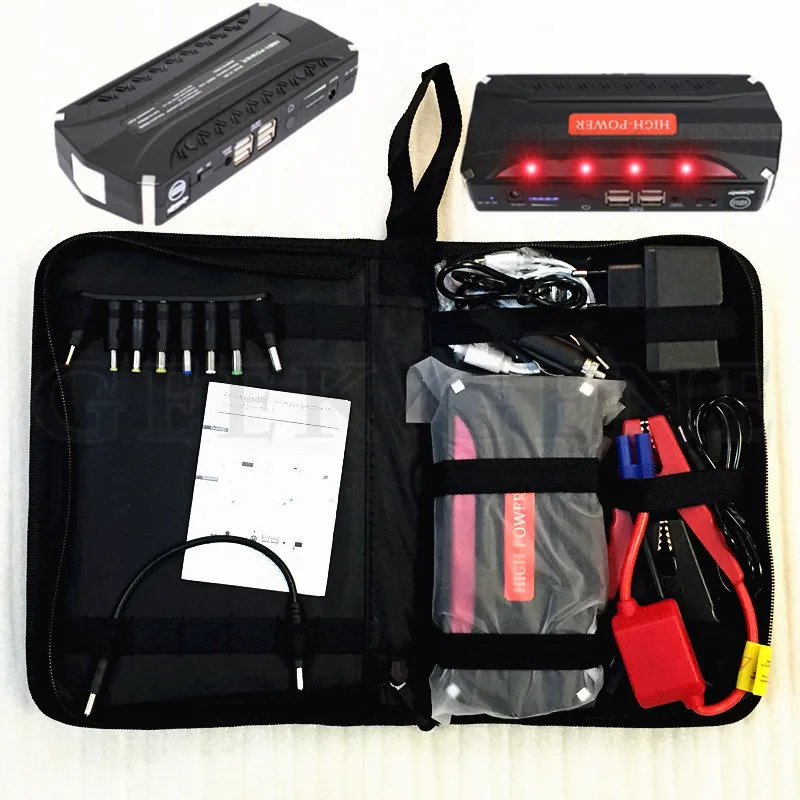Mini Car Jump Starter 600A Portable Pack Power Bank 12V Charger for Car Battery Booster Diesel Emergency AUTO Starting Device