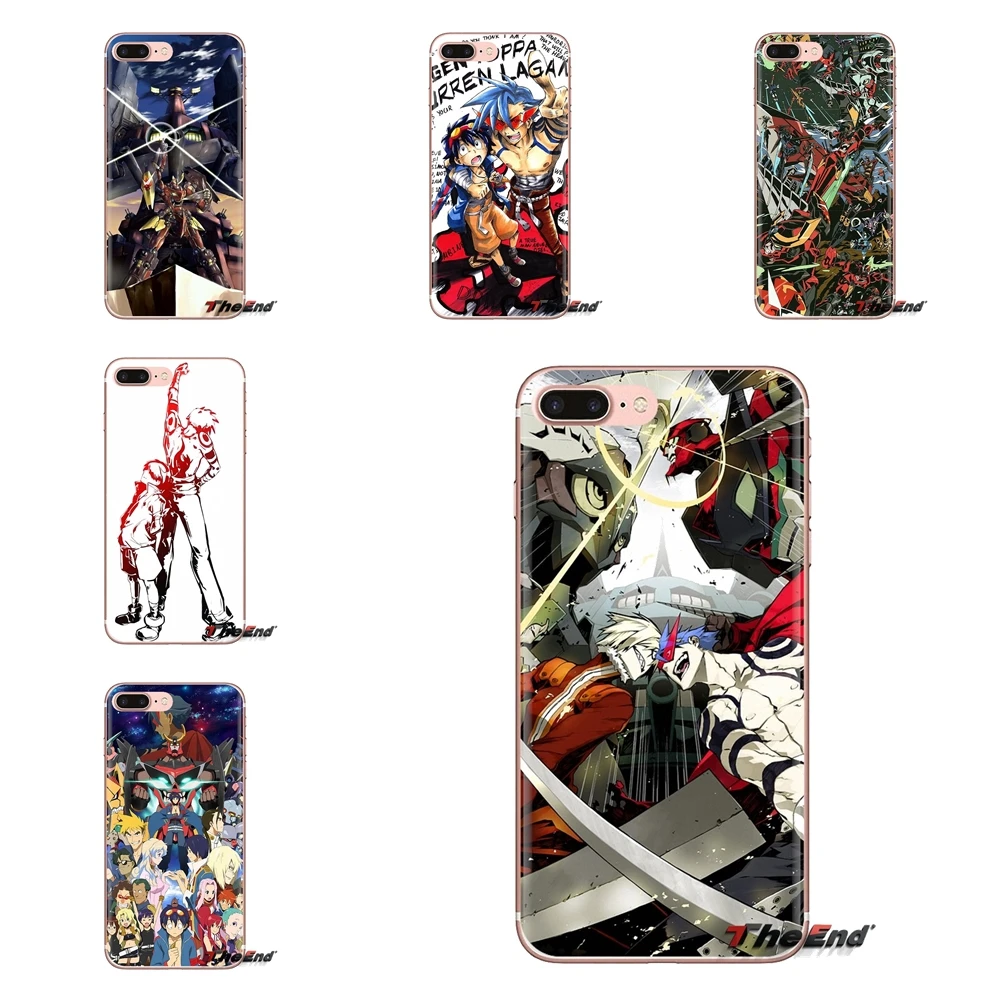 Мягкие прозрачные чехлы для Samsung Galaxy A3 A5 A7 A9 A8 Star A6 Plus 2018 2015 2016 2017 Tengen Toppa Gurren Lagann |