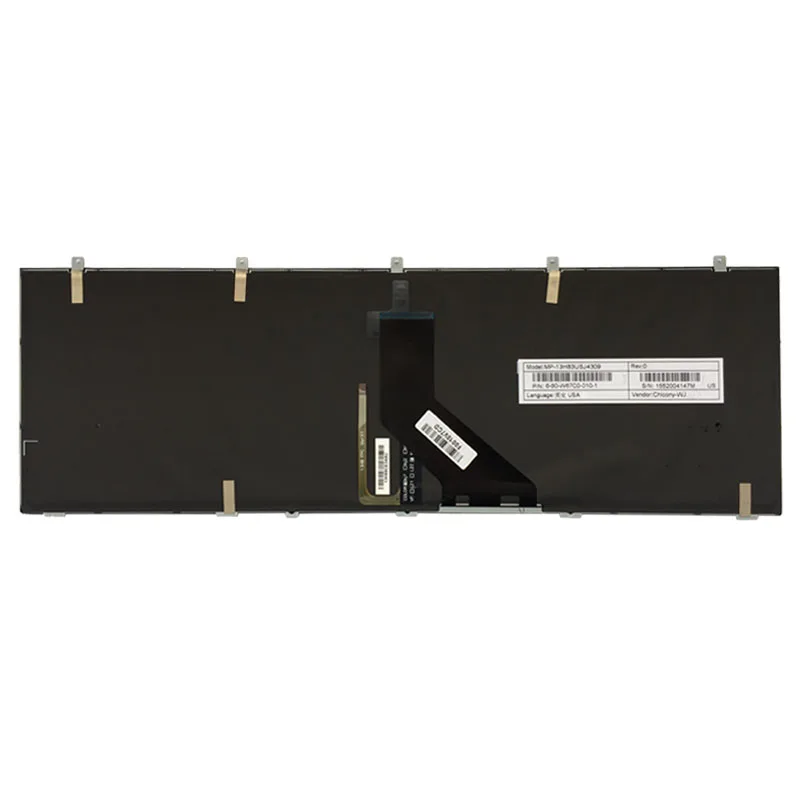 Russian Keyboard for DNS Clevo W370ET W350ET W370STQ W350ST W355 W670SC W350SS W670SR W370SS RU bl