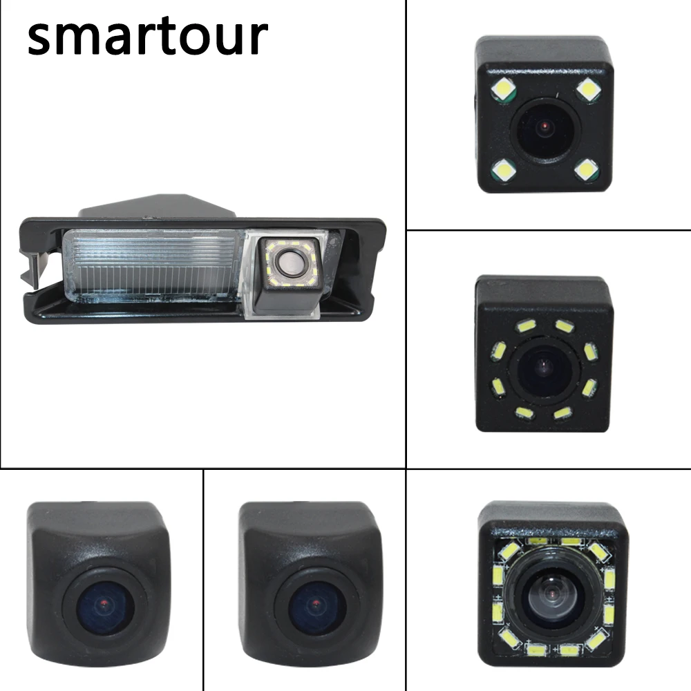 

Smartour Waterproof 8 LED rear view camera backup reverse ccd parking camera for nissan march auto HD reversing camera