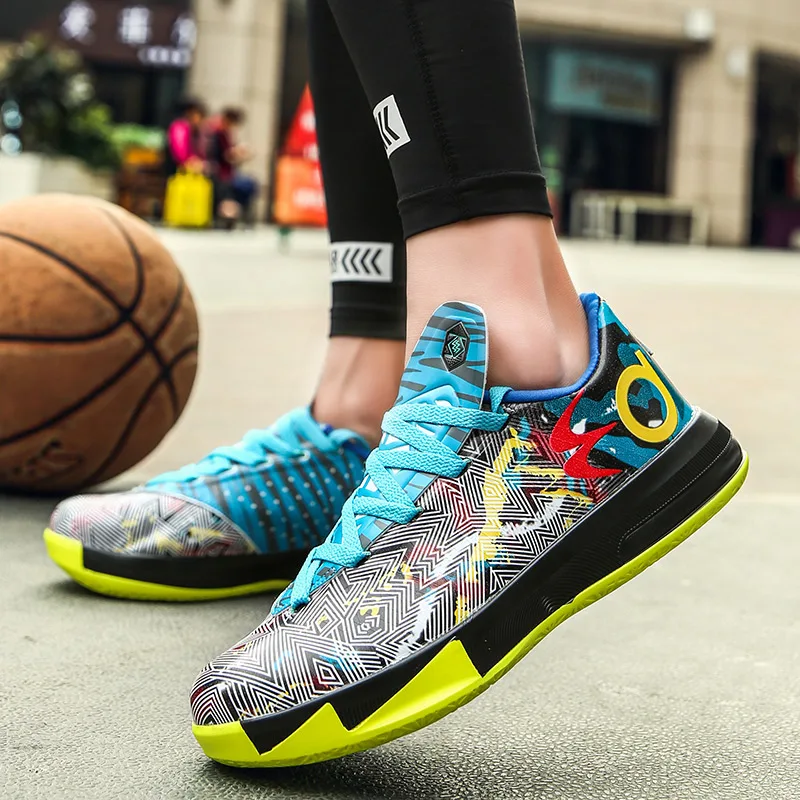 

Trend Thick Sole Soft Men Basketball Shoes Outdoor Sneakers Male Sport Shoes Footwear Men Boys Trainer Shoes Students Basket