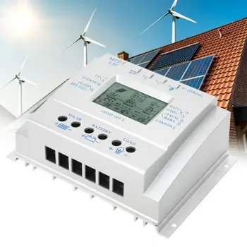 

LCD Display 80A MPPT 12V/24V Solar Panel Battery Regulator Charge Controller PWM Solar Charge Controller