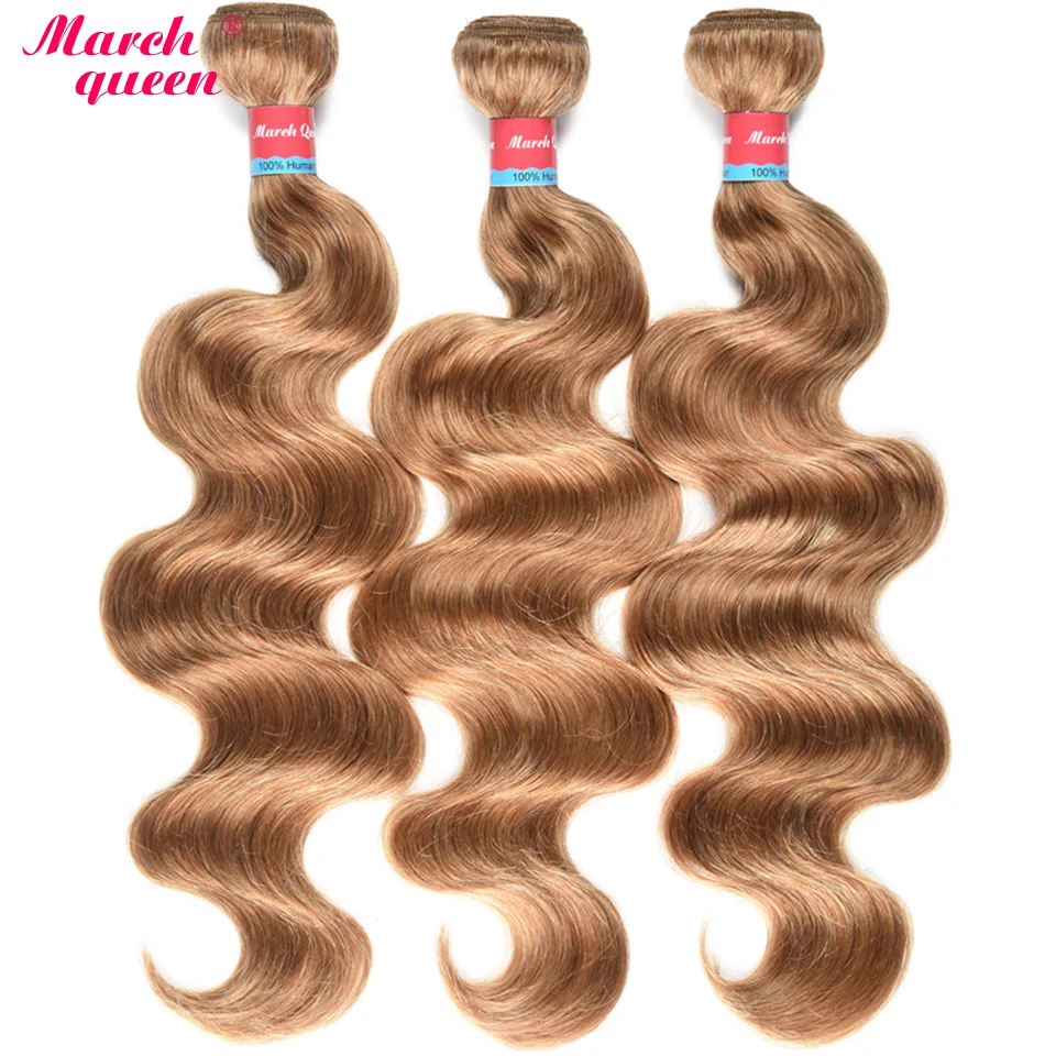 March Queen Honey Blonde Indian Human Hair Bundles With Closure #27 Body Wave 3 Bundles With Lace Closure Raw Indian Hair Weft March Queen Honey Blonde Indian Human Hair Bundles With Closure #27 Body Wave 3 Bundles With Lace Closure Raw Indian Hair Weft