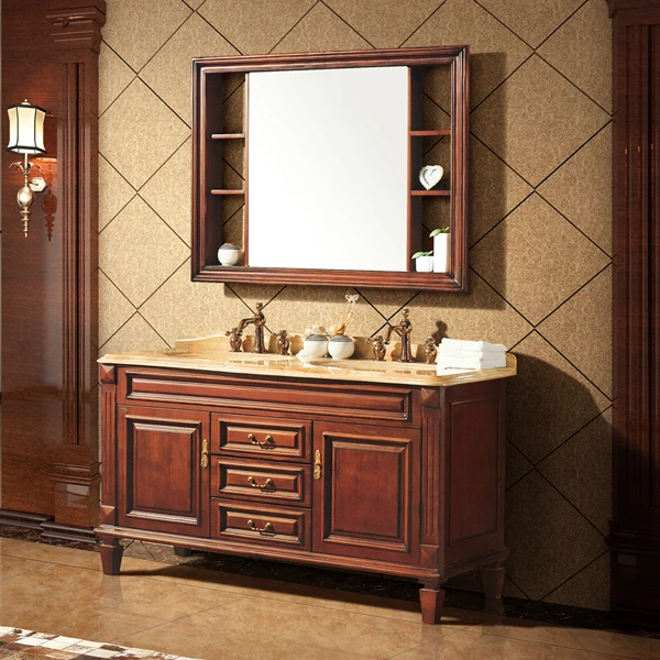 Teck couleur ashtree bois massif armoire et miroir, Grain de bois ... Teck couleur ashtree bois massif armoire et miroir, Grain de bois ...