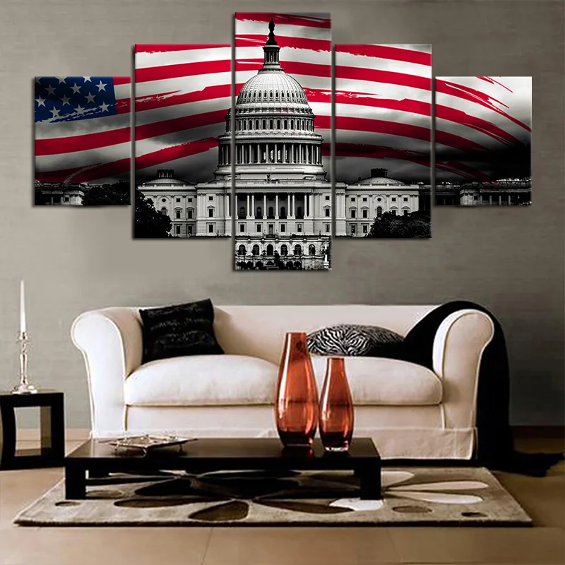 5 Piezas Dia De La Independencia Decoracion Festiva Pared Pegatina