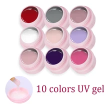 Ur сахар 2 предмета белый Гели для ногтей комплект Цвет Soak Off Gel полупрозрачный опал желе гель Дизайн ногтей uv гель Лаки маникюр УФ-лак