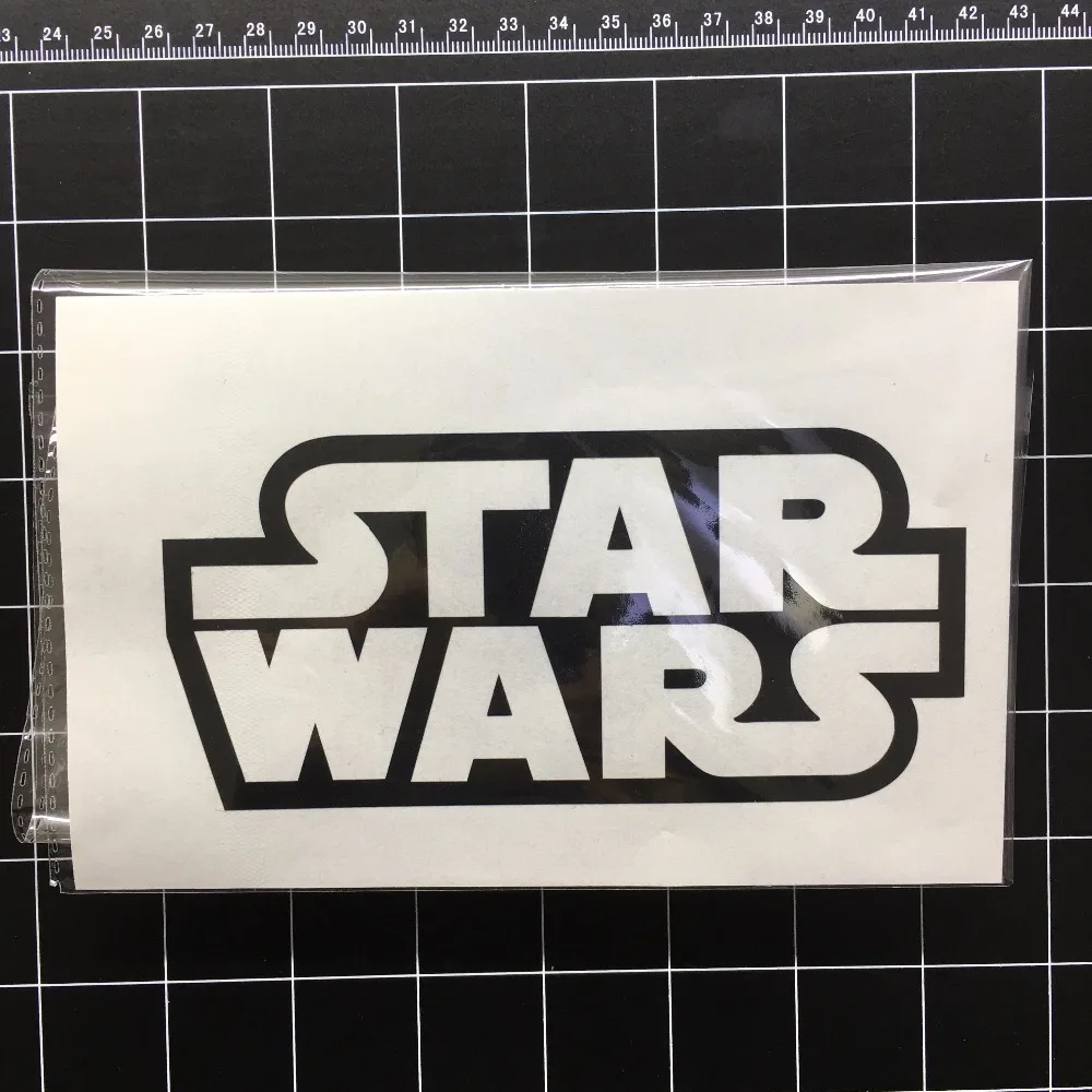 

2018 New Direct Selling Star Wars Text Logo Car Window Computer Vinyl Decal Sticker Art Decor Removable Nursery Kids Wall L57