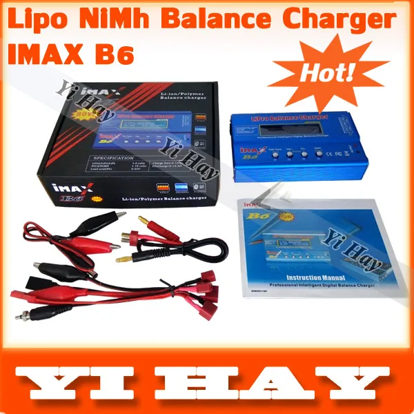 IMAX B6 80W Digital LCD Lipo NiMh battery Balance Charger | Электроника