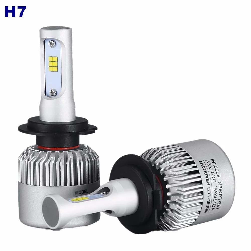 Elglux 8000lm/пара фары CSP светодиодные лампы H7 H4 светодиодный H8 H11 HB3/9005 HB4/9006 H1 H3 9012 H13 9004 9007 72 Вт Авто лампы автомобиля свет