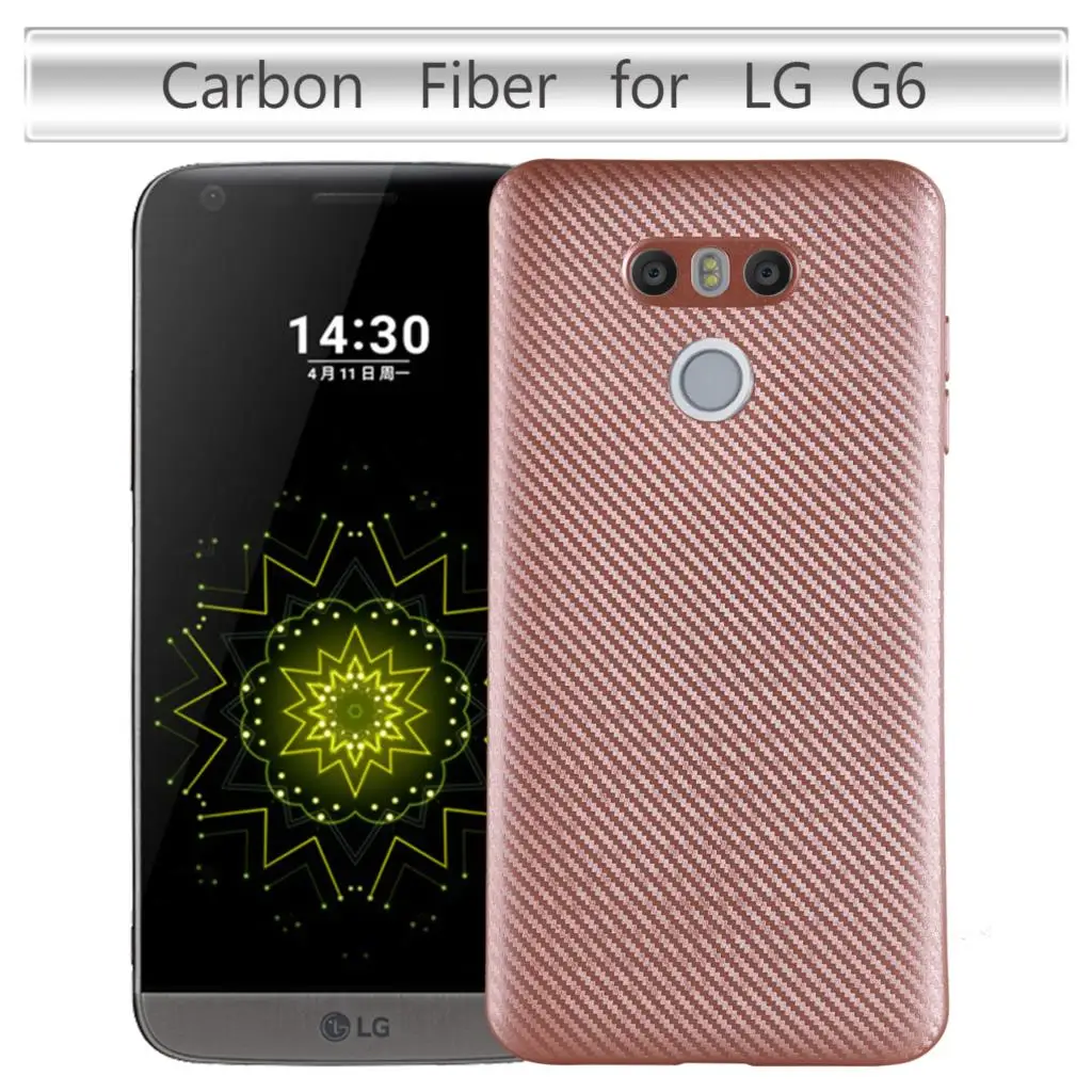 buy HATOLY For Fundas LG G6 Case for LG G6 H870 Ultra thin Soft TPU Carbon Fiber Back Cover for LG G6 G 6 2017 5.7 inch