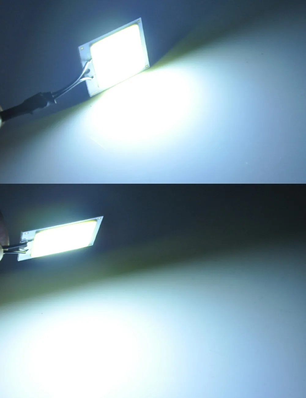 TRICOLOUR-2x-Car-festoon-dome-COB-48chips-With-T10-ba9s-Festoon-car-interior-roof-panel-light