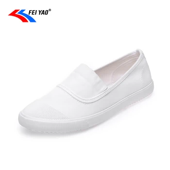 

Genuine Slip on White Tennis Women Shoes Black Feminino Slippers Female Sneakers Platform Flats Casual Ladies Shoes L-525