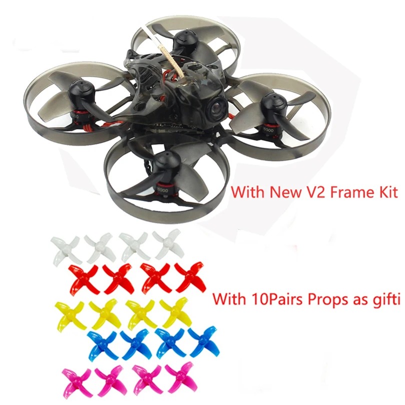 Мини Mobula 7 75 мм Crazybee F4 Pro OSD 2S bwoop FPV гоночный Дрон Квадрокоптер с обновлением BB2 ESC 700TVL BNF с 10 парными пропеллерами