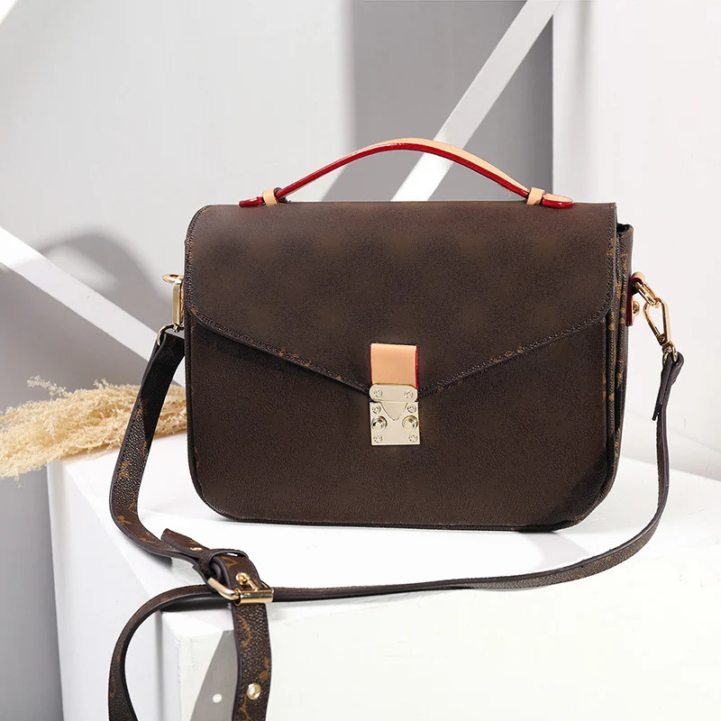 

Top Quality Real Leather Women Messenger Bags Famous Designer Handbags Luxury Ladies Shoulder Bag Grade AAA