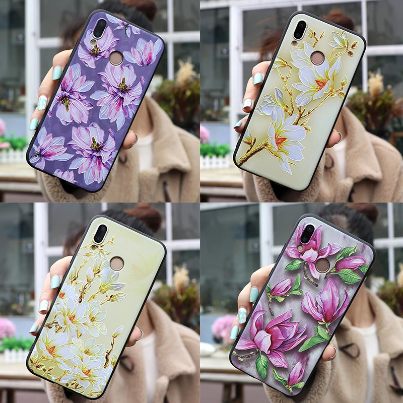 

3D Emboss TPU For Huawei Honor 8X 7A 9 P8 P30 P20 P10 P9 Mate 10 20 Lite Mini Pro Y6 2017 Nova 2i 3 3i 3e P Smart Plus 2019 case