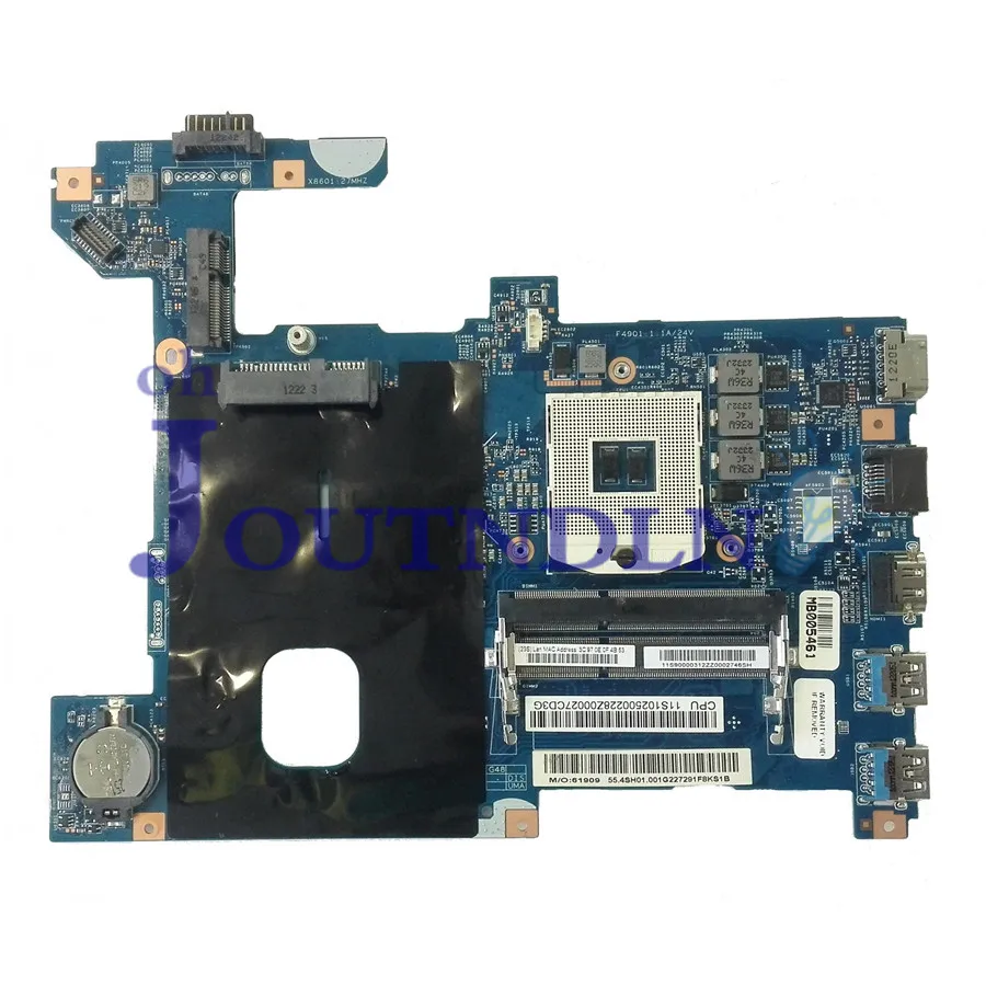 Материнская Плата JOUTNDLN Для Ноутбука Lenovo G580, Материнская.
