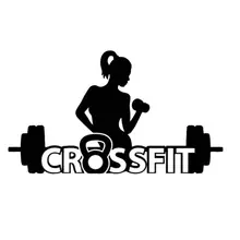 Gym Sticker Fitness Girl Crossfit Barbell Decal Body-building Posters Vinyl Wall Decals Parede Decor Mural Gym Sticker