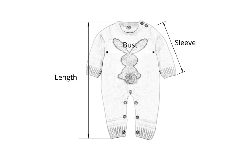 IYEAL/детский вязаный комбинезон для новорожденных девочек и мальчиков; осенне-зимний вязаный хлопковый комбинезон с длинными рукавами и рисунком кролика
