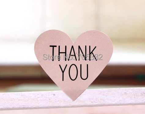 

Наклейки в виде РОЗОВОГО СЕРДЦА «Thank you», диаметр 100 см
