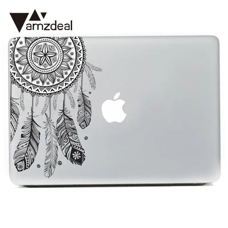 Наклейка для ноутбука amzdeal Macbook Air Pro retina ПВХ цветок наклейка Apple Ноутбук