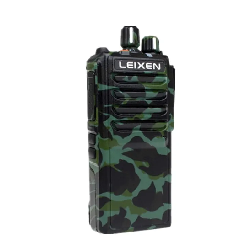 2 шт длинный диапазон 25 Вт Высокая мощность LEIXEN VV-25 WalkieTalkie 10-30 км двухстороннее радио портативный приемопередатчик - Цвет: one pair(camouflage)