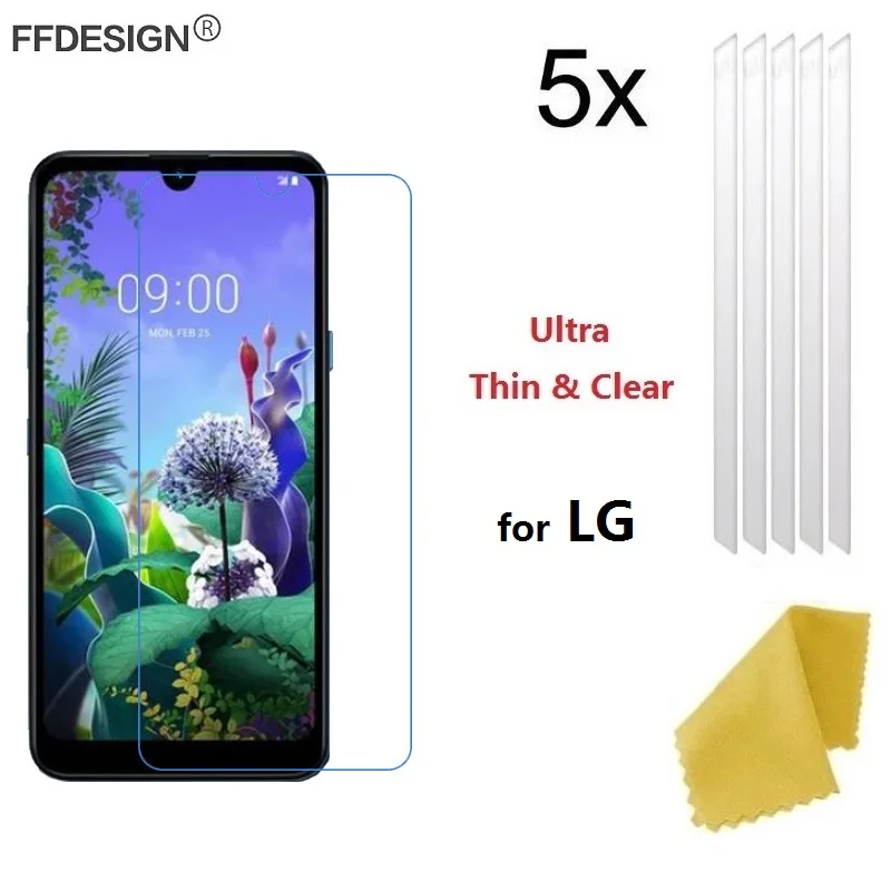 5 кратный жк экран защитная пленка для LG Q60 K50 K40 (не стекло) защита экрана