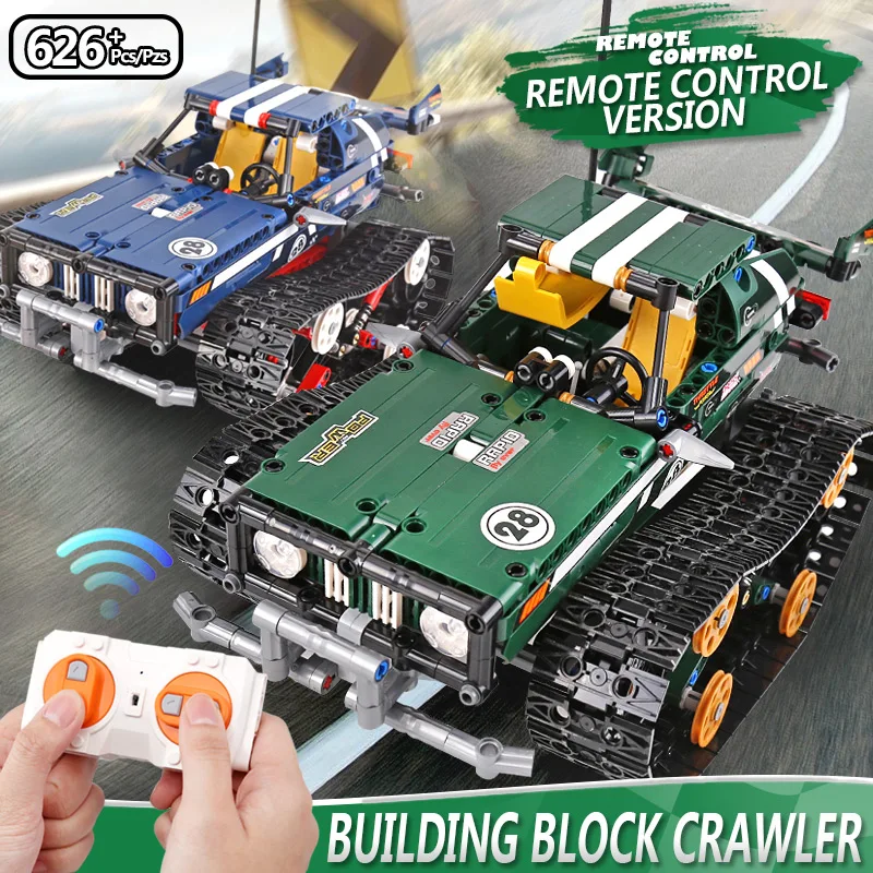 

Yeshin 13025 13026 Remote Control Car Series 20011 Blue and Green Off-road Vehicles Set Building Blocks Bricks Children Car Toys