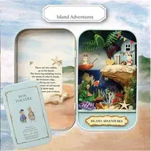 Милый Сказочный красивый Diy коробка "Домик" Театр милый мини-арт дом деревянный DIY ручной сборки маленький дом креативный подарок