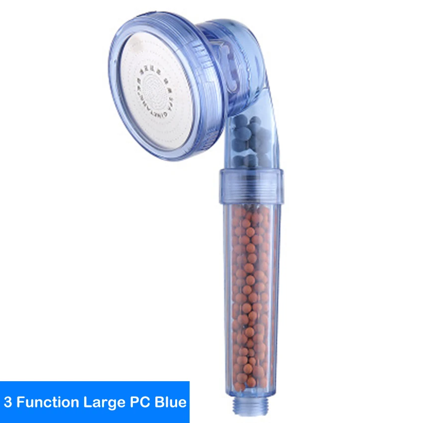 LF86020 спа отрицательное ионное здоровье душ экономия воды душ дождевая душевая головка s распылитель фильтр прозрачная ручная душевая головка