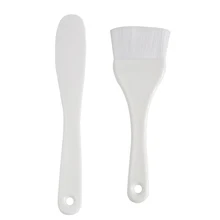 New DIY Body Facial Eye Soft Fiber Mask Brush Stick Set High Quality Plastic Handle Useful Cosmetic Beauty Makeup Brush Tool