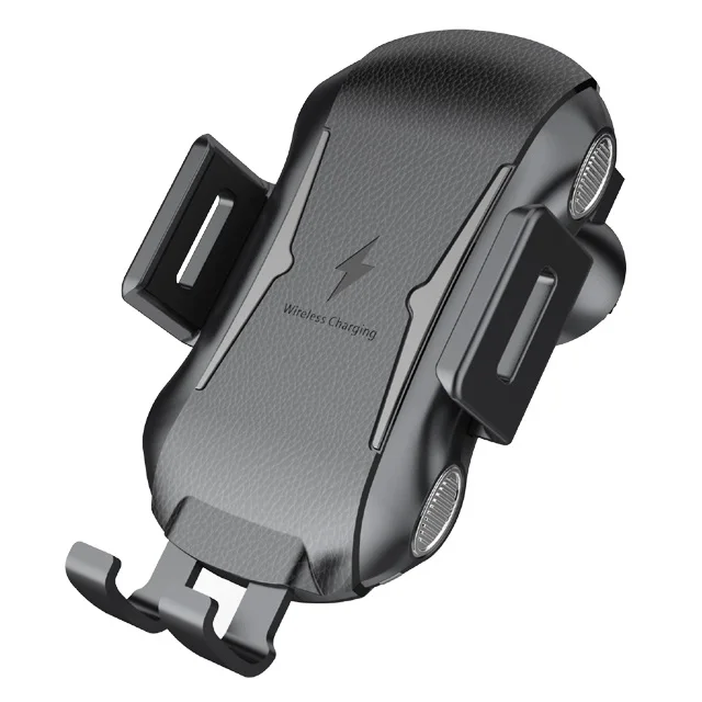 

Qi infrared noiseles induction automatic wireless car charger for iphone Xs XR Samsung mobile phones with vent mounting Bracket
