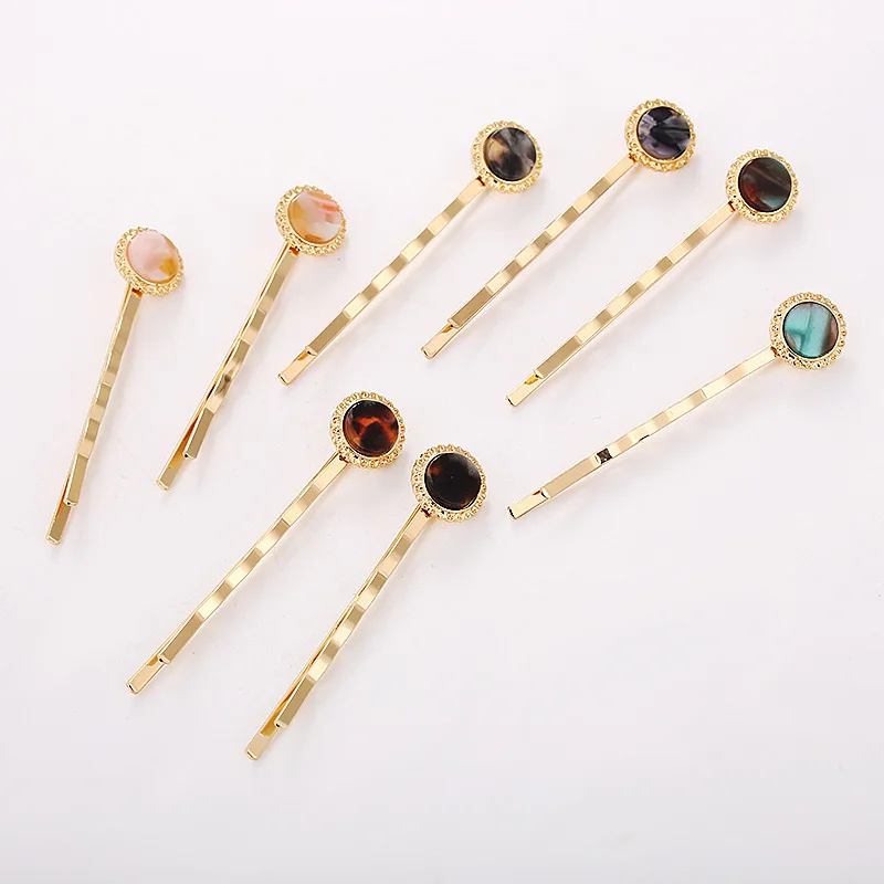 Us 0 68 40 Off Fashion Metal Hair Grips Sample Design Elegant Hairpins For Women Curly Wavy Bobby Pins Daily Use Wedding Hair Accessories In Women S