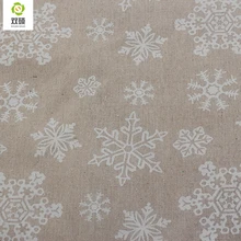 Снежинка дизайн Льняной Ткани Качества льняной Ткани Для Штор, диван, сумки, скатерти 150*50 СМ/ШТ