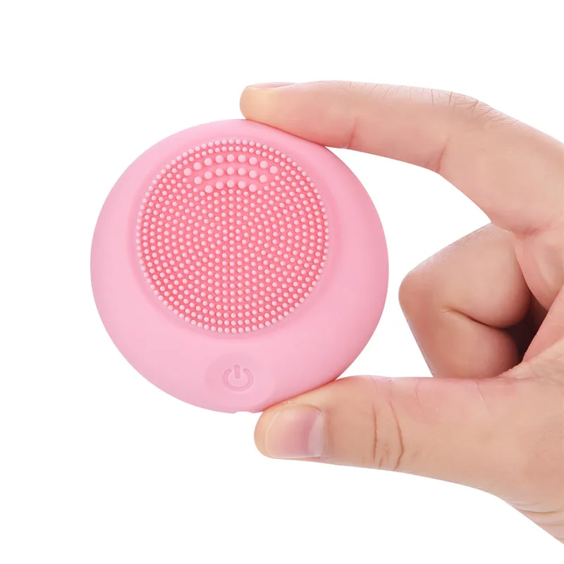 

Ultrasonic Vibration Pore Deep Cleaning Brush Waterproof Mini Silicone Facial Cleansing Brush All Type Skin Problem Solution 31