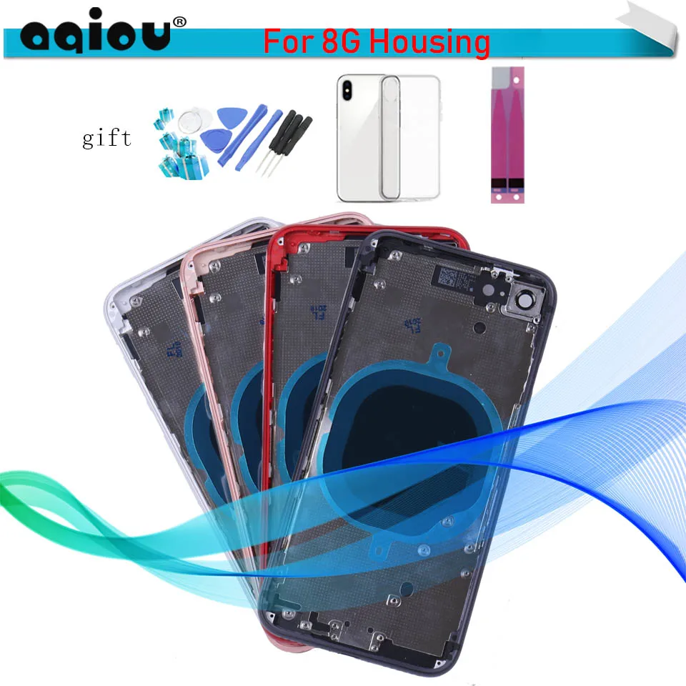 New for iphone 8 8G Battery Cover For iphone 8 Plus 7G 7 Back Cover+Middle Chassis Frame+SIM Card full Housing Case CE LOGO
New for iphone 8 8G Battery Cover For iphone 8 Plus 7G 7 Back Cover+Middle Chassis Frame+SIM Card full Housing Case CE LOGO