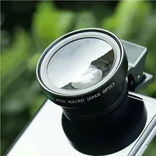 Объектив для телефона 37 мм 0.45X 49UV Супер широкоугольный Макро HD telefon камера для apple iphone 8 7 6 6s plus xiaomi redmi 4a объектив