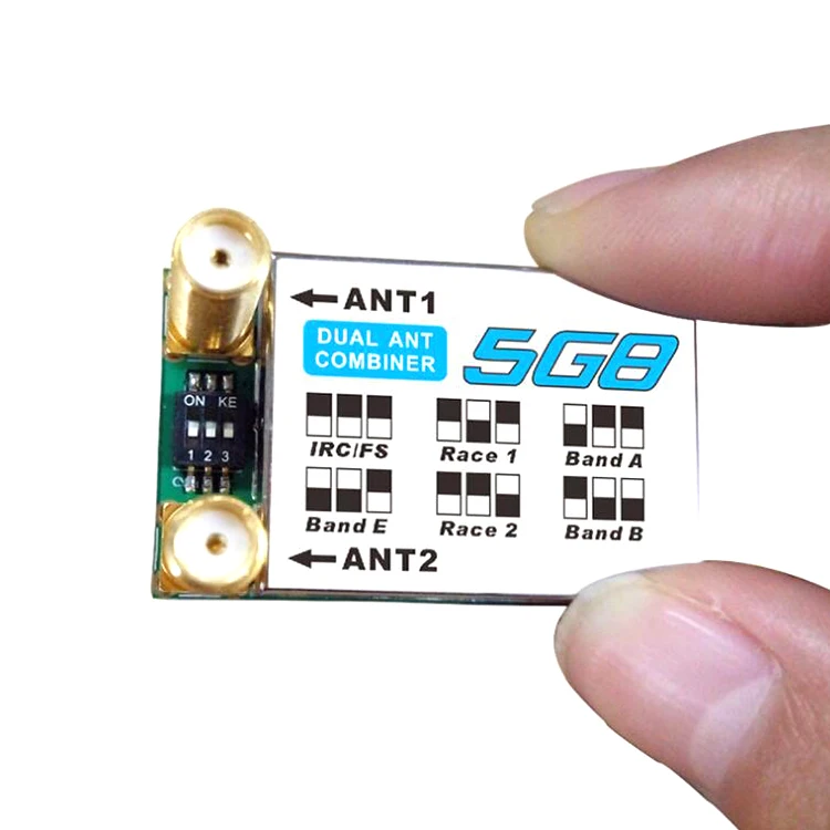 

Turbowing Dual Antenna 5.8G 32CH Raceband Receiver Module for FATSHARK FPV Goggles dedicated
