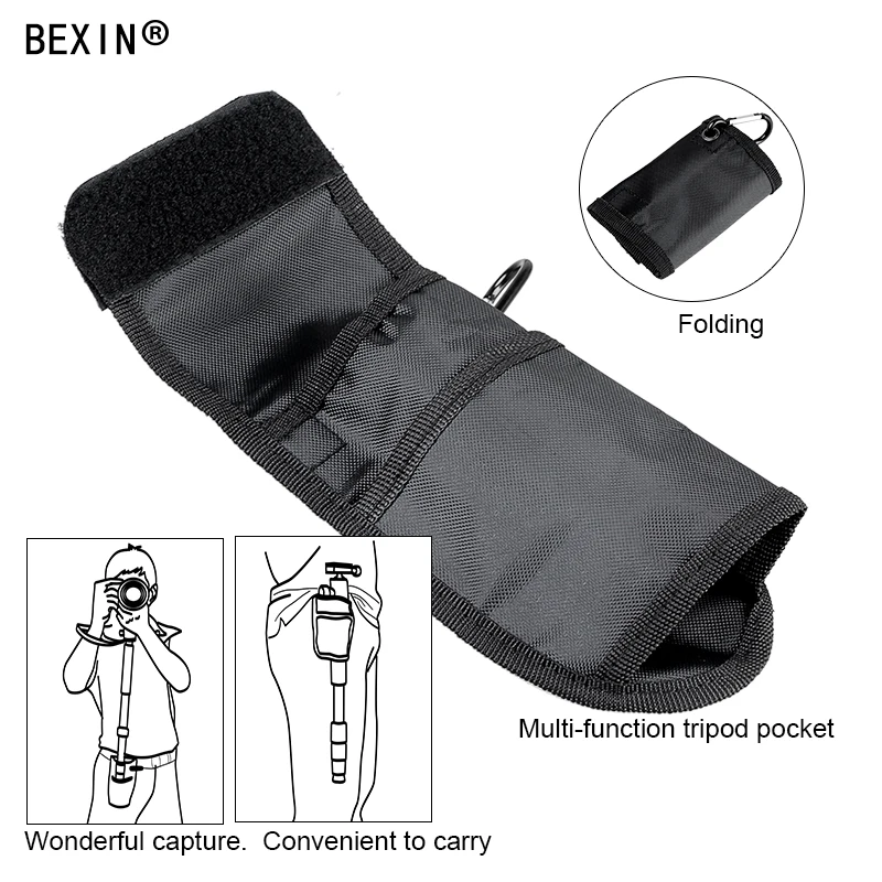  BEXIN Extendable Lightweight Telescopic Carbon fiber 1650mm Height Camera Monopod For Canon Nikon S