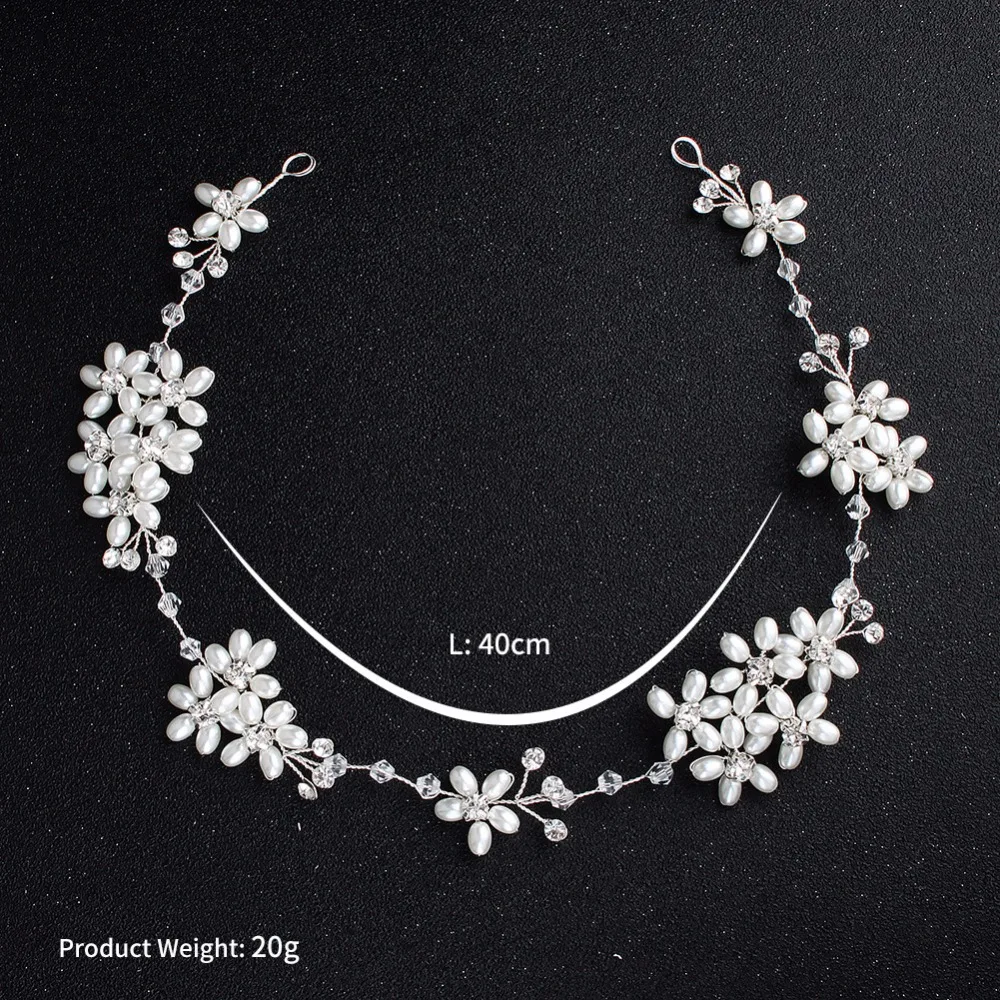 Silver Color Hairbands  (5)