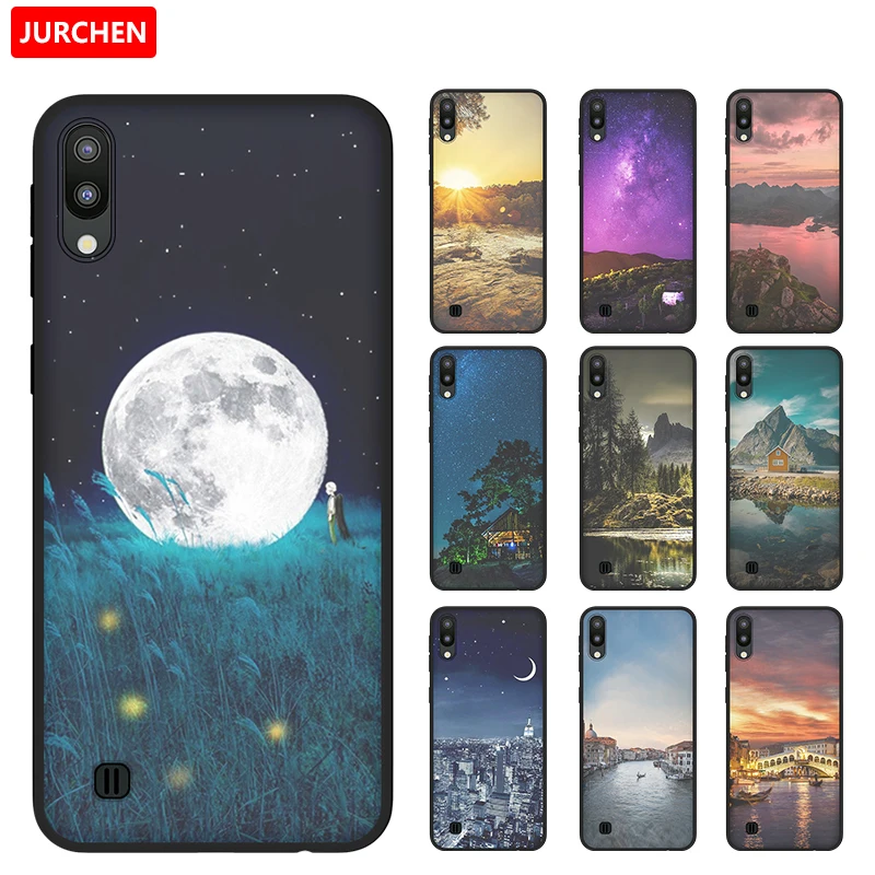 JURCHEN красивый чехол для телефона с принтом Samsung Galaxy A10 105FN силиконовый мягкий M10 Coque