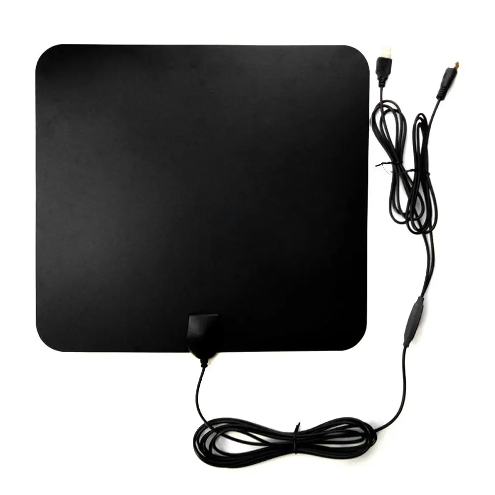 500 Mile HD tv внутренняя цифровая ТВ антенна ATSC UHF/VHF/1080 p 4 K 3 метра усилитель 1 м сигнала|