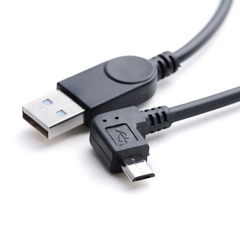 L-образный Micro5p Мужской Micro USB 2,0-Andriod зарядный кабель для зарядки мобильного телефона для samsung Xiaomi 1,5 м 4.9FT