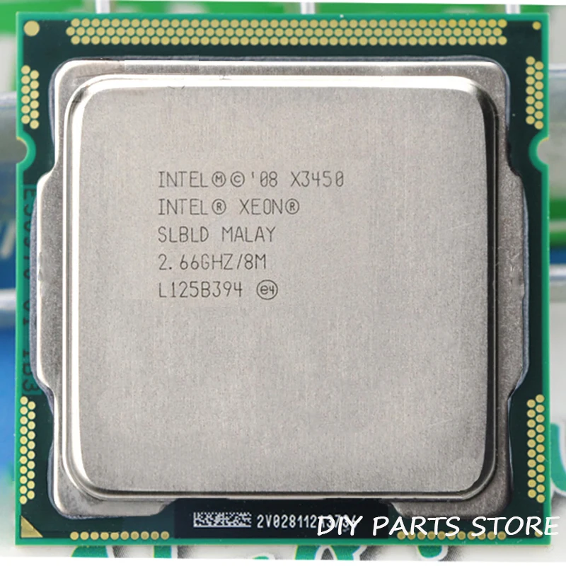 Intel Core Xeon X3450 8M Cache 2.66MHz Torbu Frequency 3.2MHZ LGA 1156 P55 H55 equal