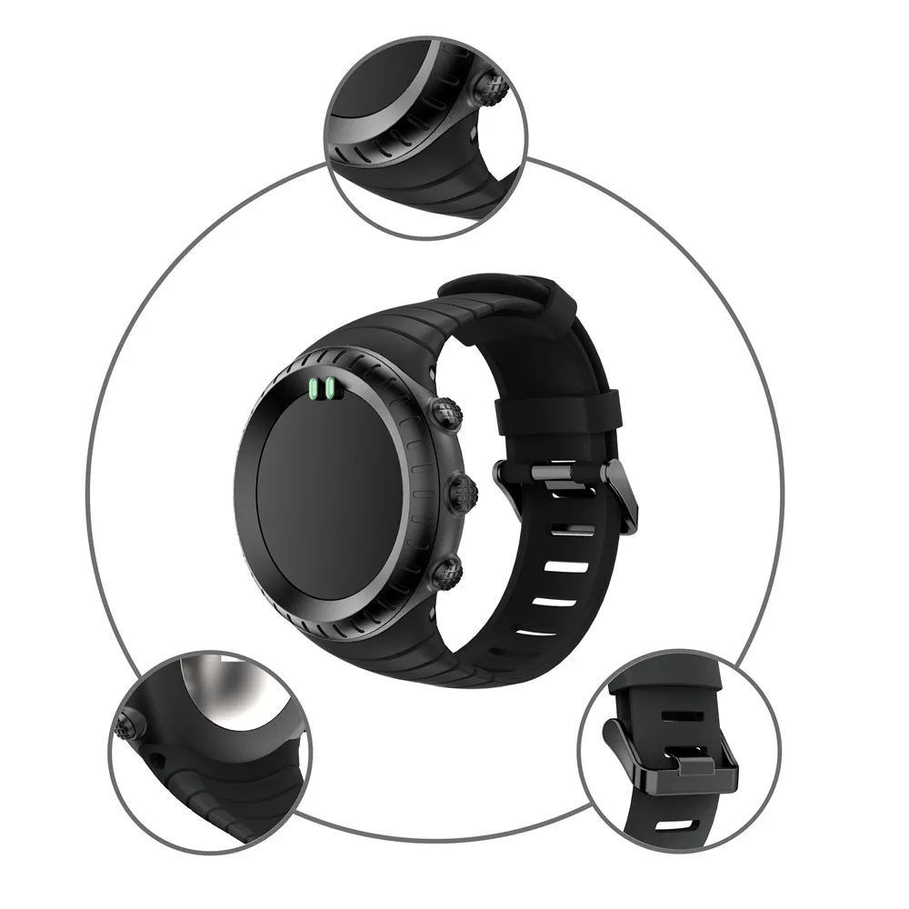 Для SUUNTO core Frontier/классический силиконовый браслет сменный ремешок для SUUNTO core Смарт-часы браслет наручные аксессуары
