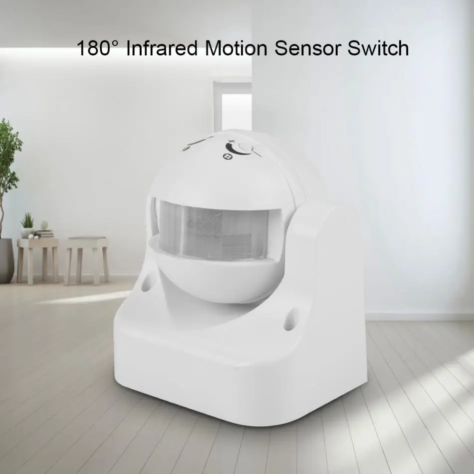 

TS-A110 AC10-240V Infrared Alarm Sensor Switch Control Waterproof Dust-proof IR Motion Detection Smart Sensor Security Switch