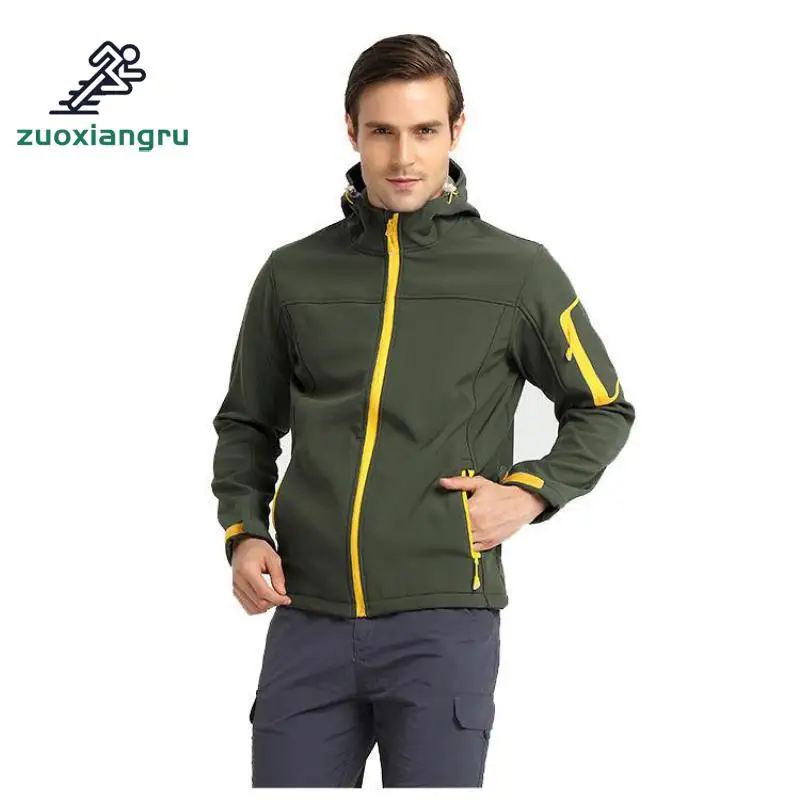 

Men's Winter Fleece Softshell Jacket Outdoor Sports Tectop Coats Hiking Camping Skiing Trekking Male Female Jackets