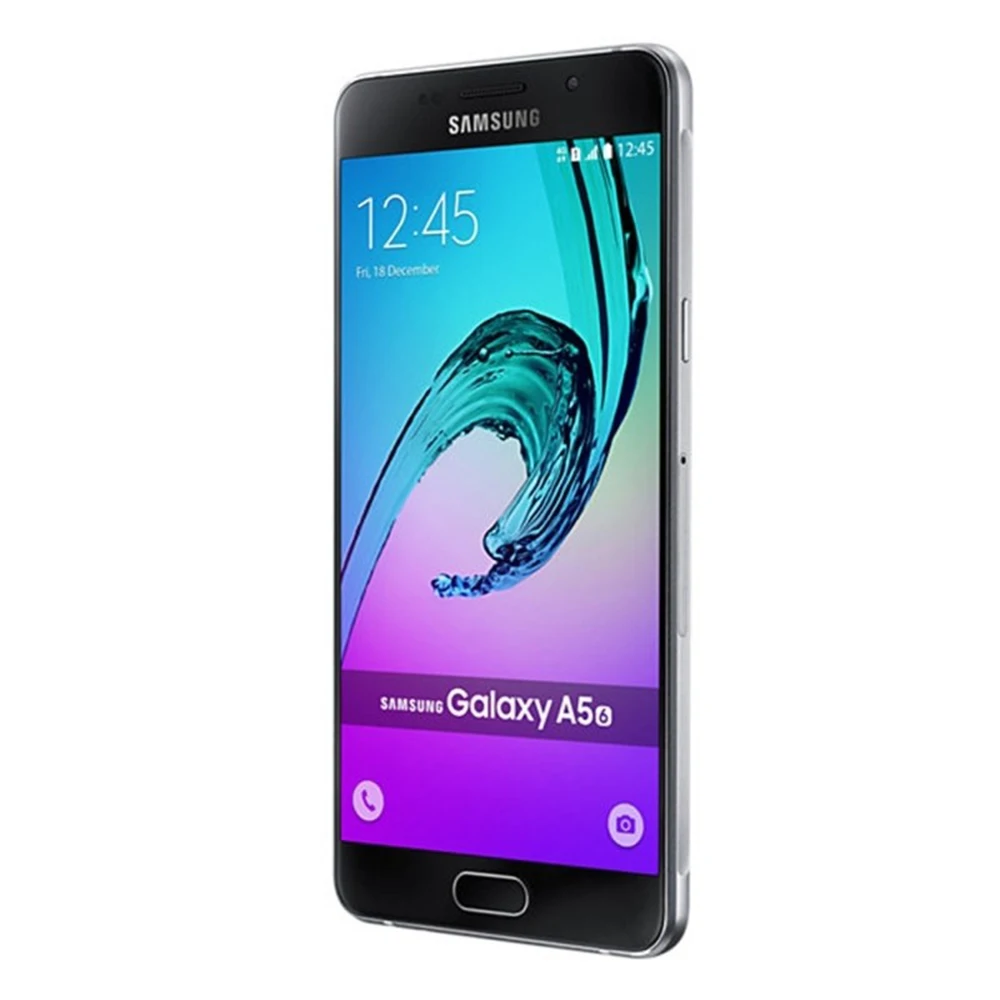 samsung Galaxy A5() A5100 A510F разблокированный 5,2 дюймов 2 Гб ОЗУ 16 Гб ПЗУ Восьмиядерный 13,0 МП камера Android 5,1 мобильный телефон