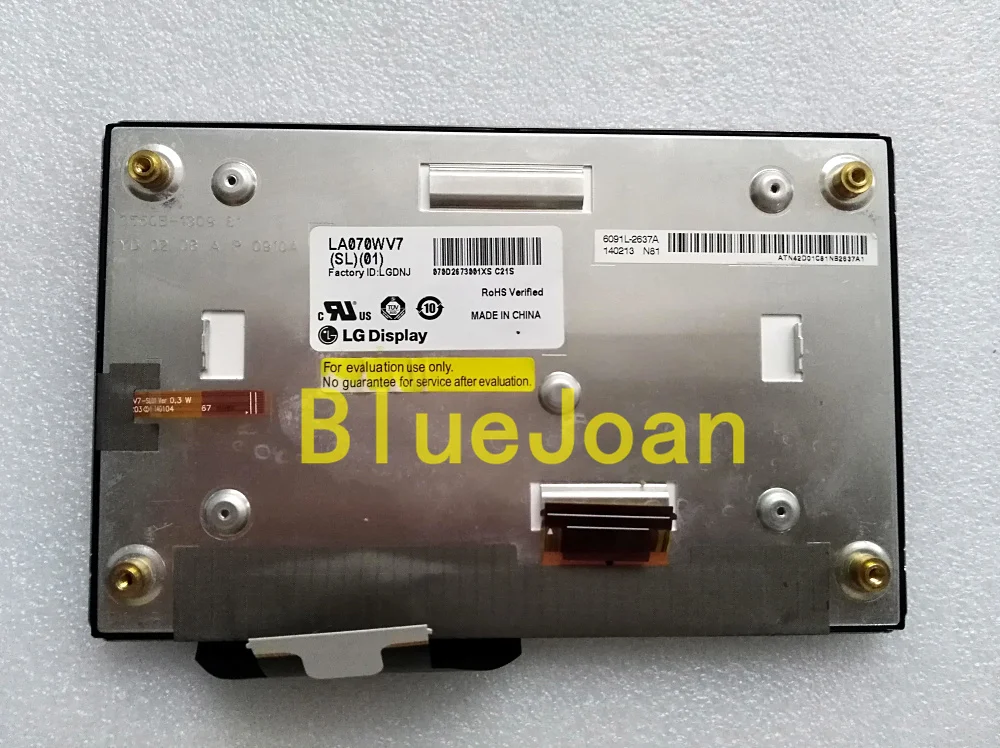 

Original 7Inch LCD display LA070WV7-SL01 LA070WV7(SL)(01) with capacitor touch screen panel for Hyundai I40 car DVD navigation