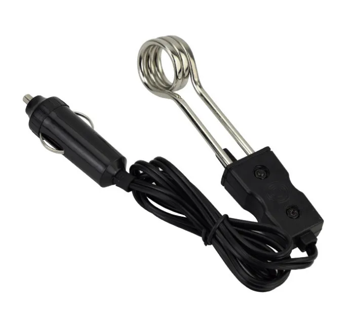 

1 PC Electric Water Heater Element Mini Boiler Hot Water Coffee Immersion 12V /24V 120w ^
